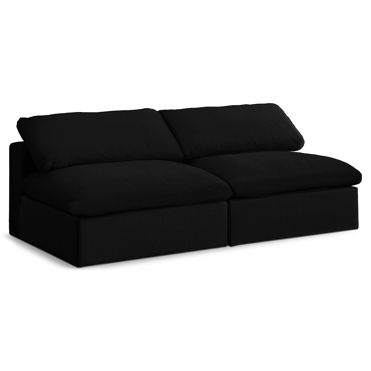 Meridian Furniture Serene Deluxe Comfort Modular Armless Sofa