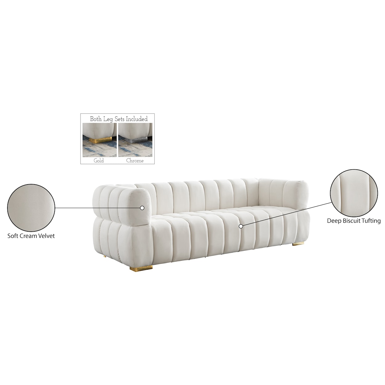 Meridian Furniture Gwen Sofa