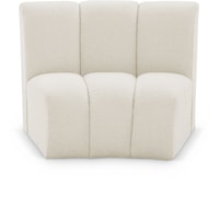 Infinity Cream Boucle Fabric Modular Chair