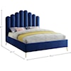 Meridian Furniture Lily Queen Bed