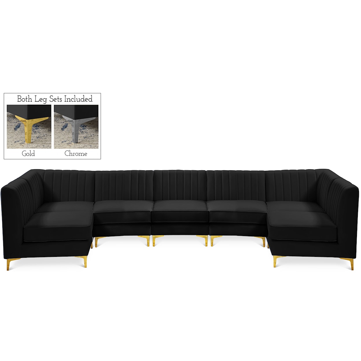 Meridian Furniture Alina Modular Sectional