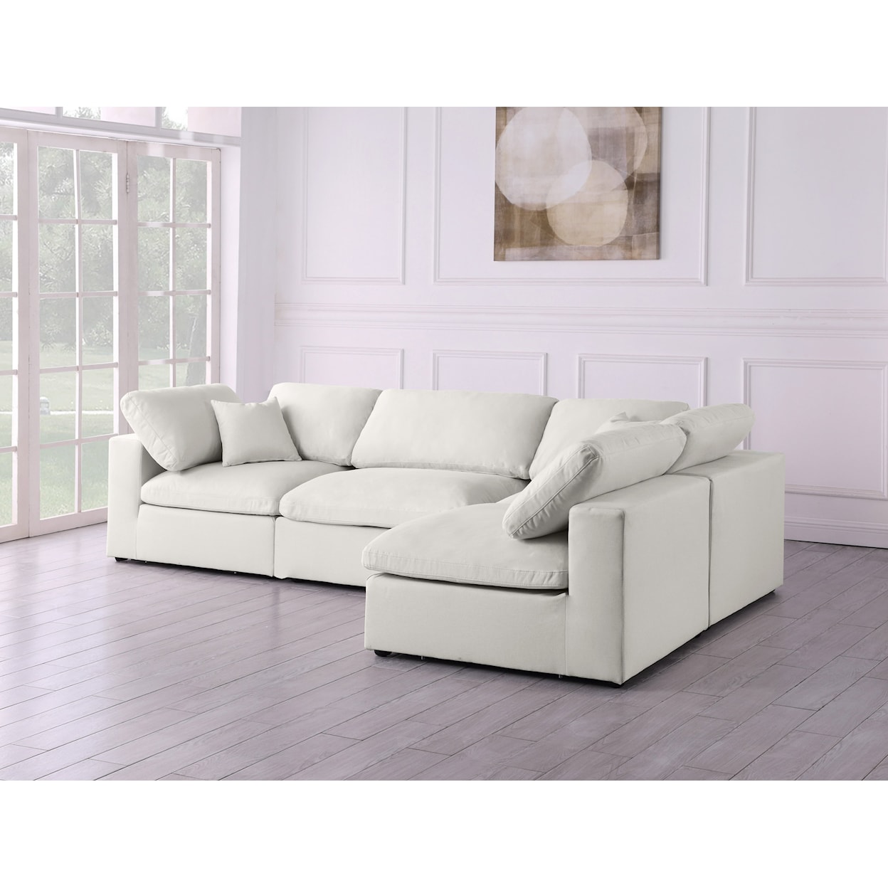 Meridian Furniture Plush Standard Comfort Modular Sectional