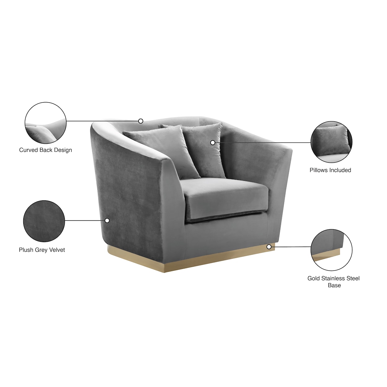 Meridian Furniture Arabella Chair