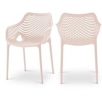 Mykonos Pink Outdoor Patio Dining Chair