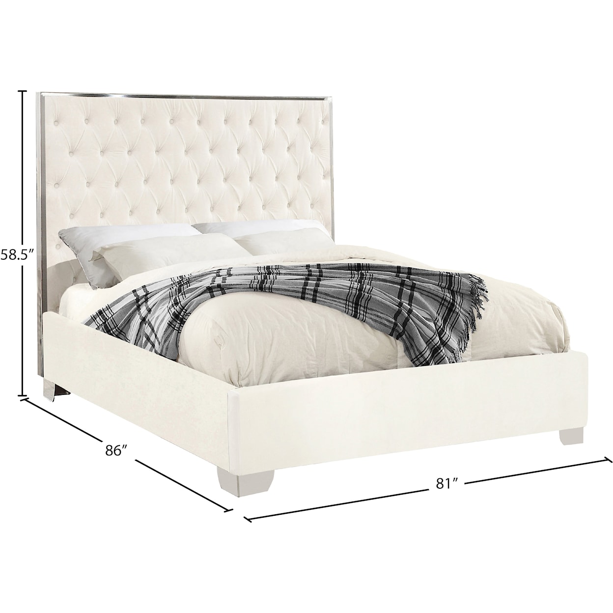 Meridian Furniture Lexi King Bed