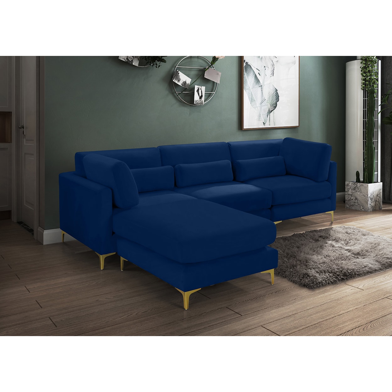 Meridian Furniture Julia Modular Sectional (4 Boxes)