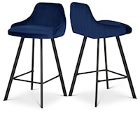 Contemporary Upholstered Counter-Height Dining Stool