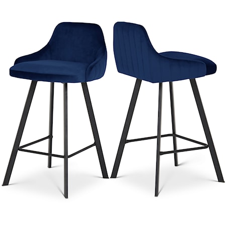 Upholstered Counter-Height Dining Stool