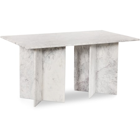 Verona White Dining Table (3 Boxes)