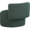 Meridian Furniture Como Upholstered Green Boucle Fabric Accent Chair