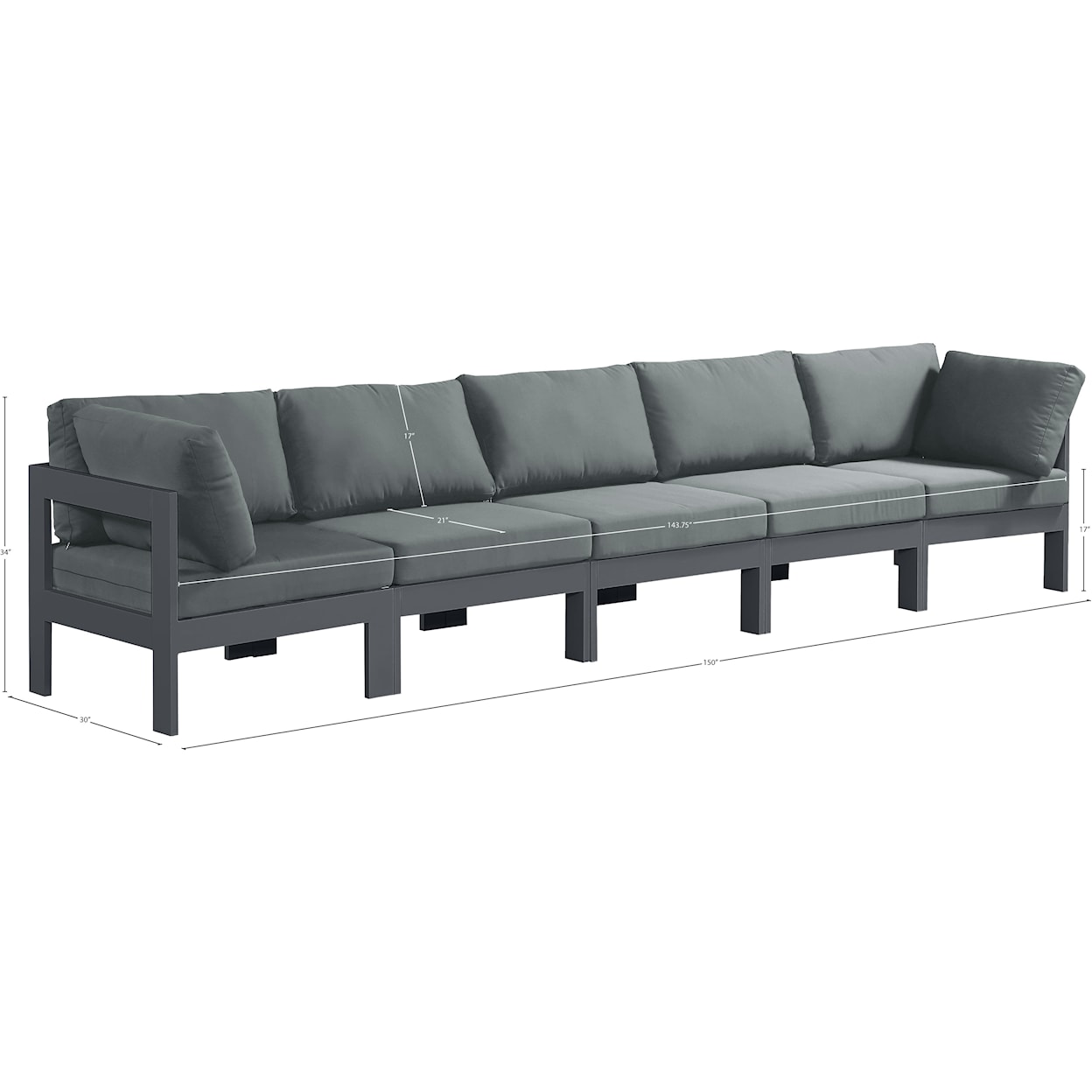 Meridian Furniture Nizuc Modular Sofa