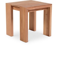 Tulum Natural Teak Outdoor End Table