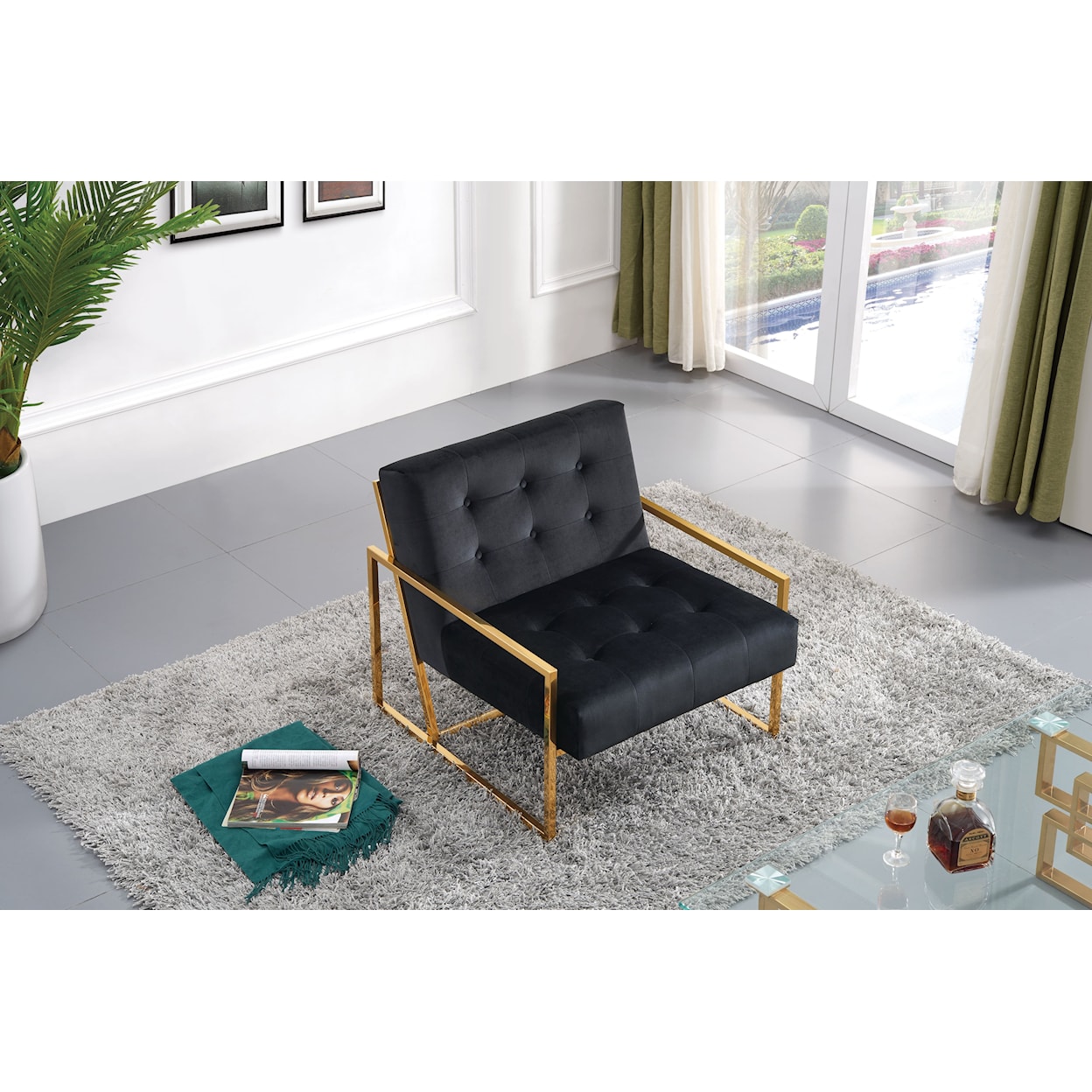 Meridian Furniture Pierre Accent Chair