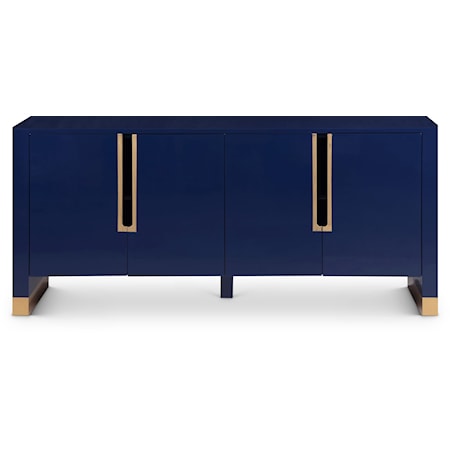 Navy Blue Sideboard with Storage