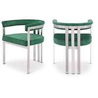 Marcello Green Velvet Dining Chair