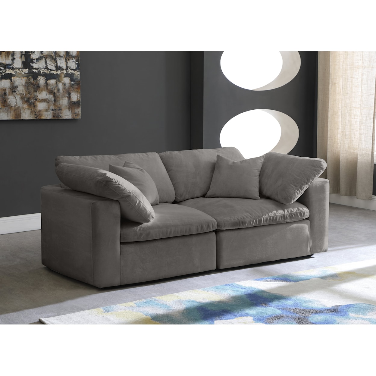 Meridian Furniture Cozy Comfort Modular Sofa