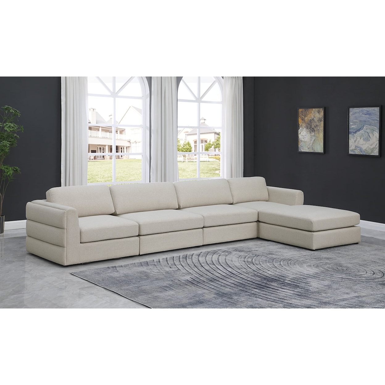 Meridian Furniture Beckham Modular Sectional