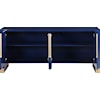 Meridian Furniture Florence Navy Blue Sideboard with Storage
