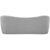 Meridian Furniture Flair Upholstered Grey Boucle Fabric Bench