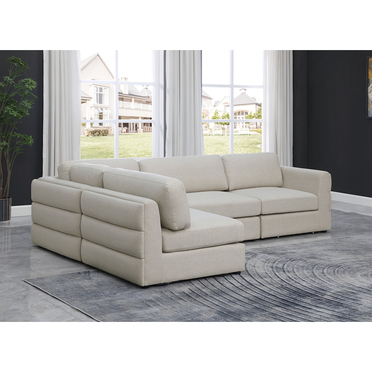 Meridian Furniture Beckham Modular Sectional