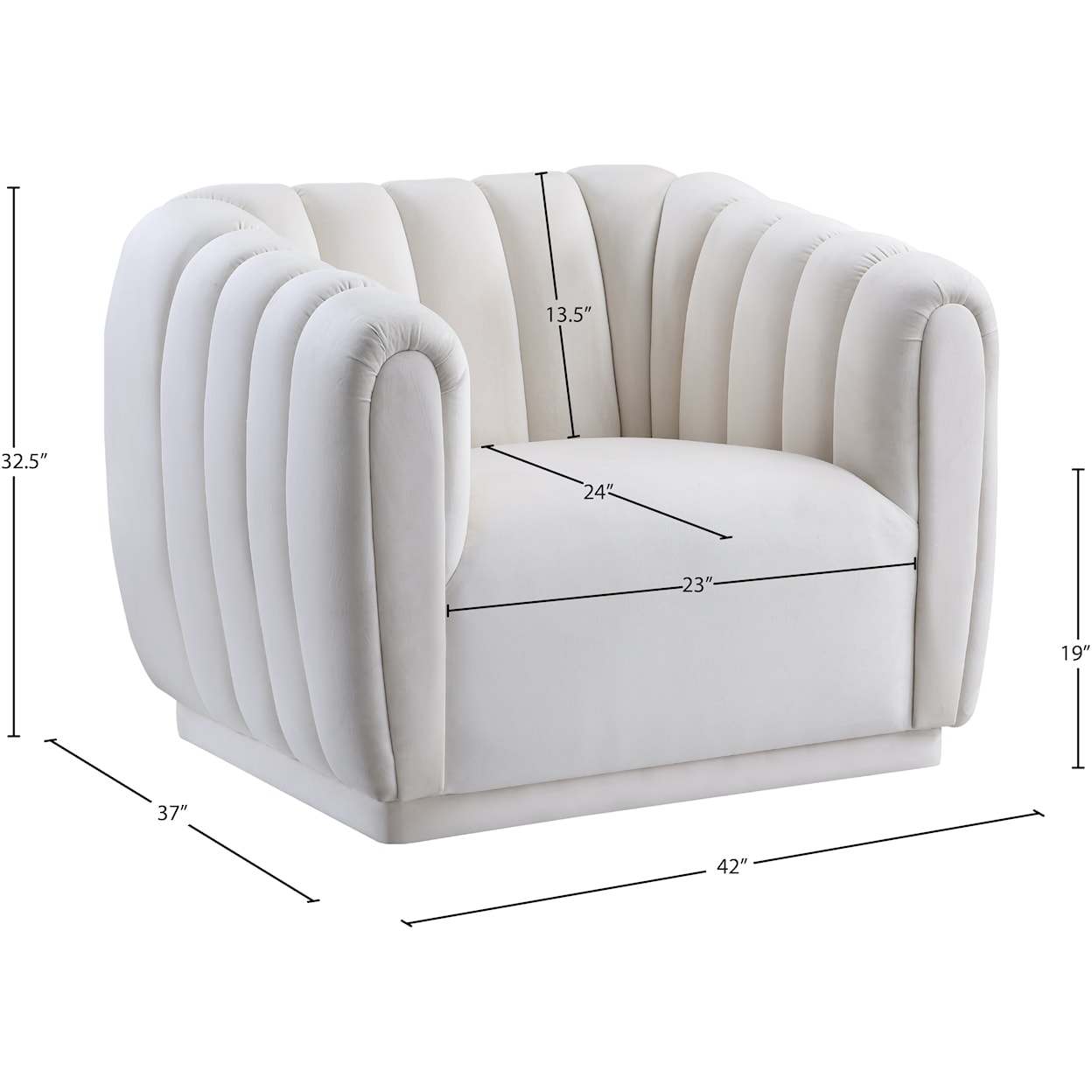 Meridian Furniture Dixie Chair