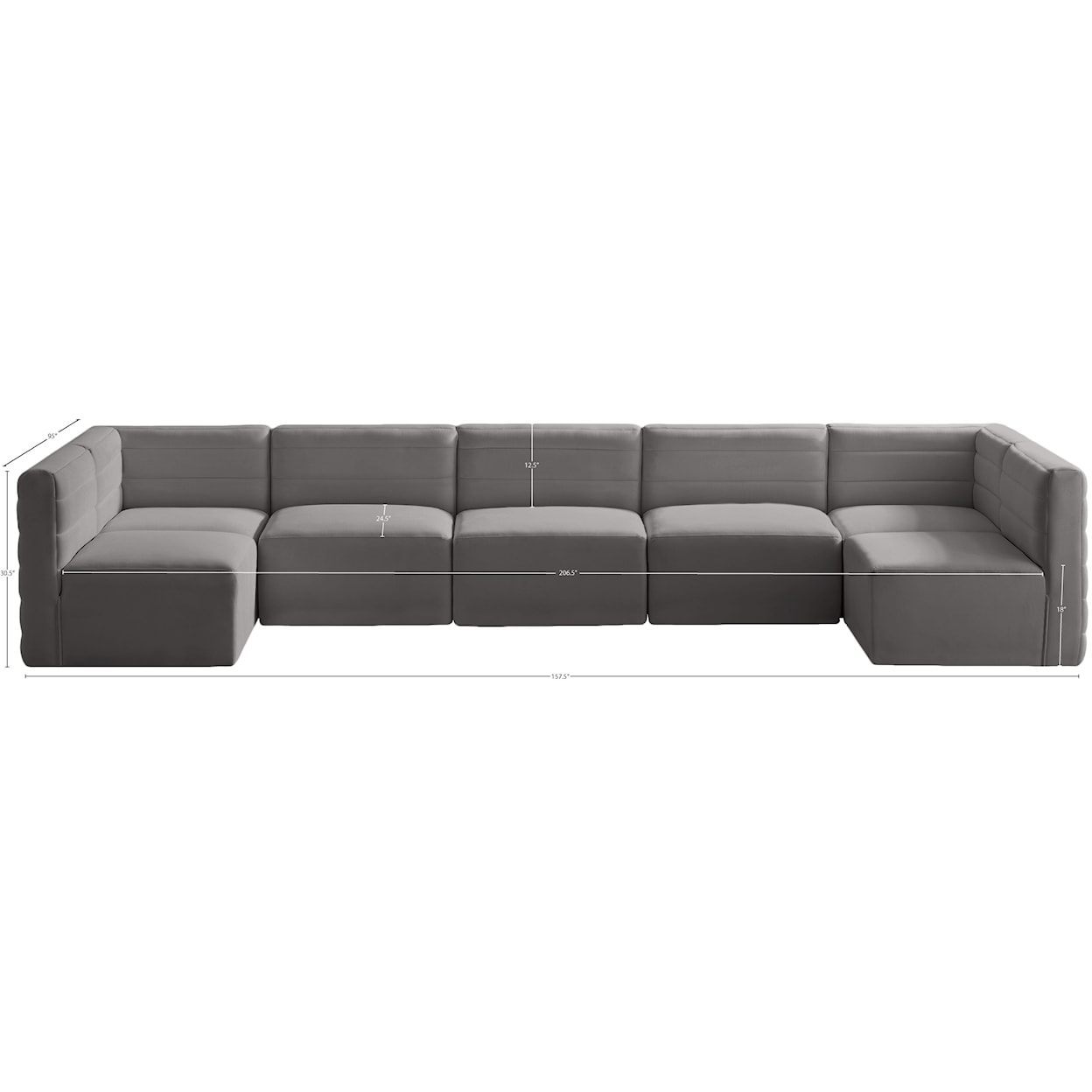 Meridian Furniture Quincy Modular Sectional