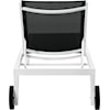 Meridian Furniture Nizuc Aluminum Mesh Chaise Lounge Chair