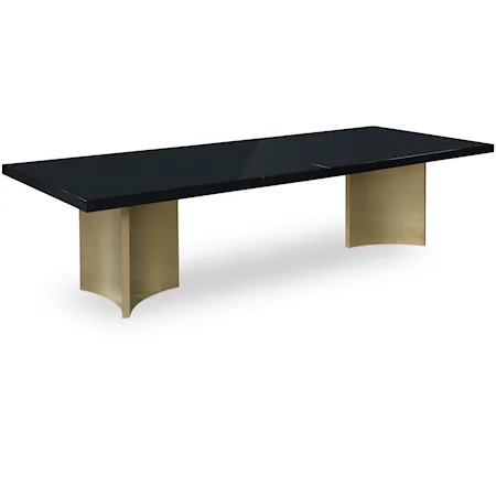 Immerse Black Dining Table (3 Boxes)