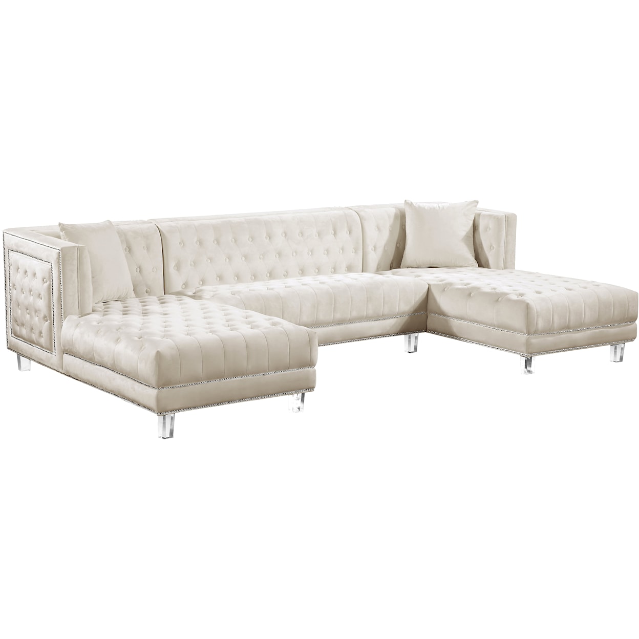 Meridian Furniture Moda 3pc. Sectional