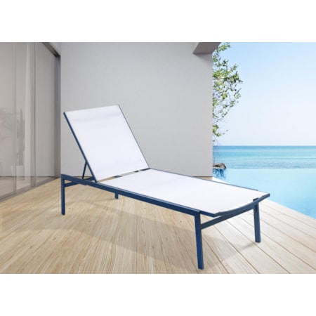 Aluminum Mesh Chaise Lounge Chair