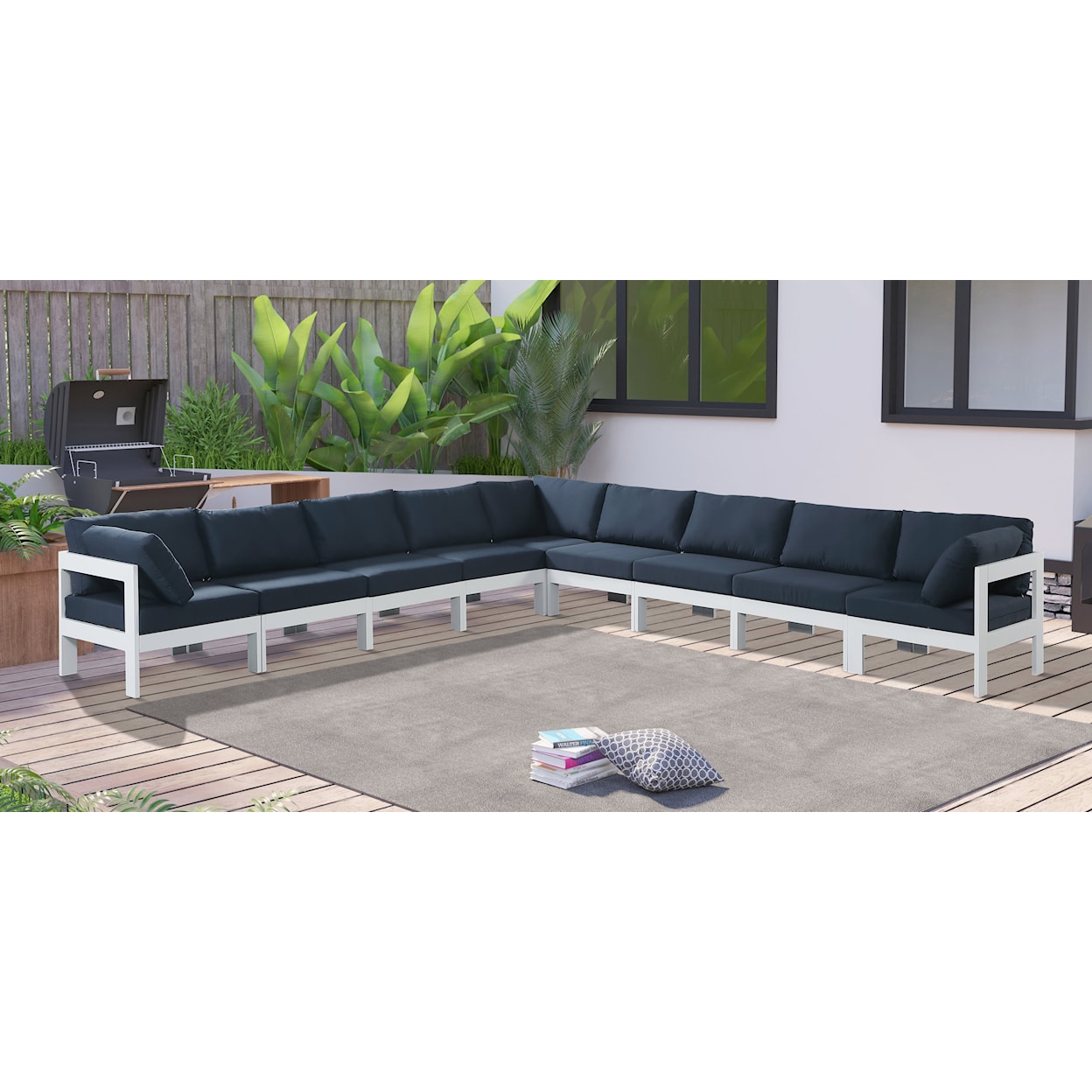 Meridian Furniture Nizuc Modular Sectional