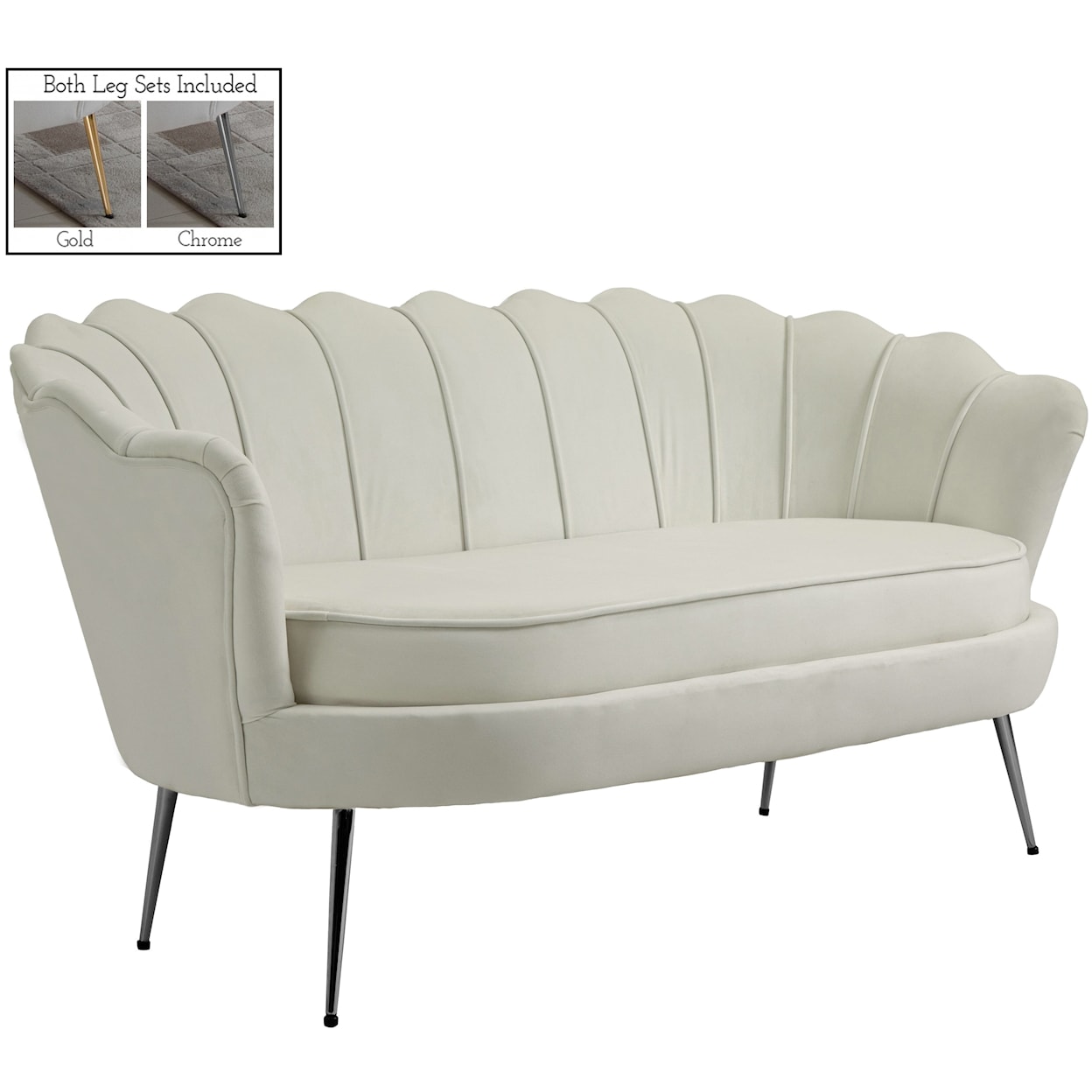 Meridian Furniture Gardenia Loveseat