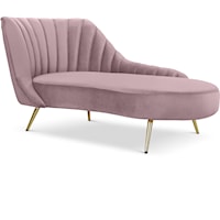 Margo Pink Velvet Chaise