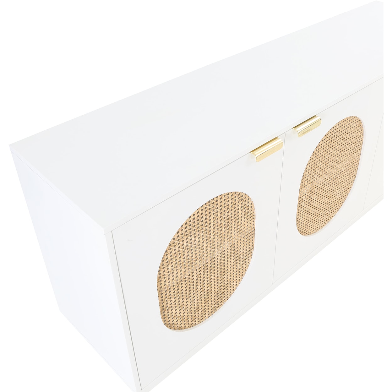 Meridian Furniture Cane Sideboard/Buffet