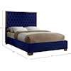 Meridian Furniture Lana King Bed