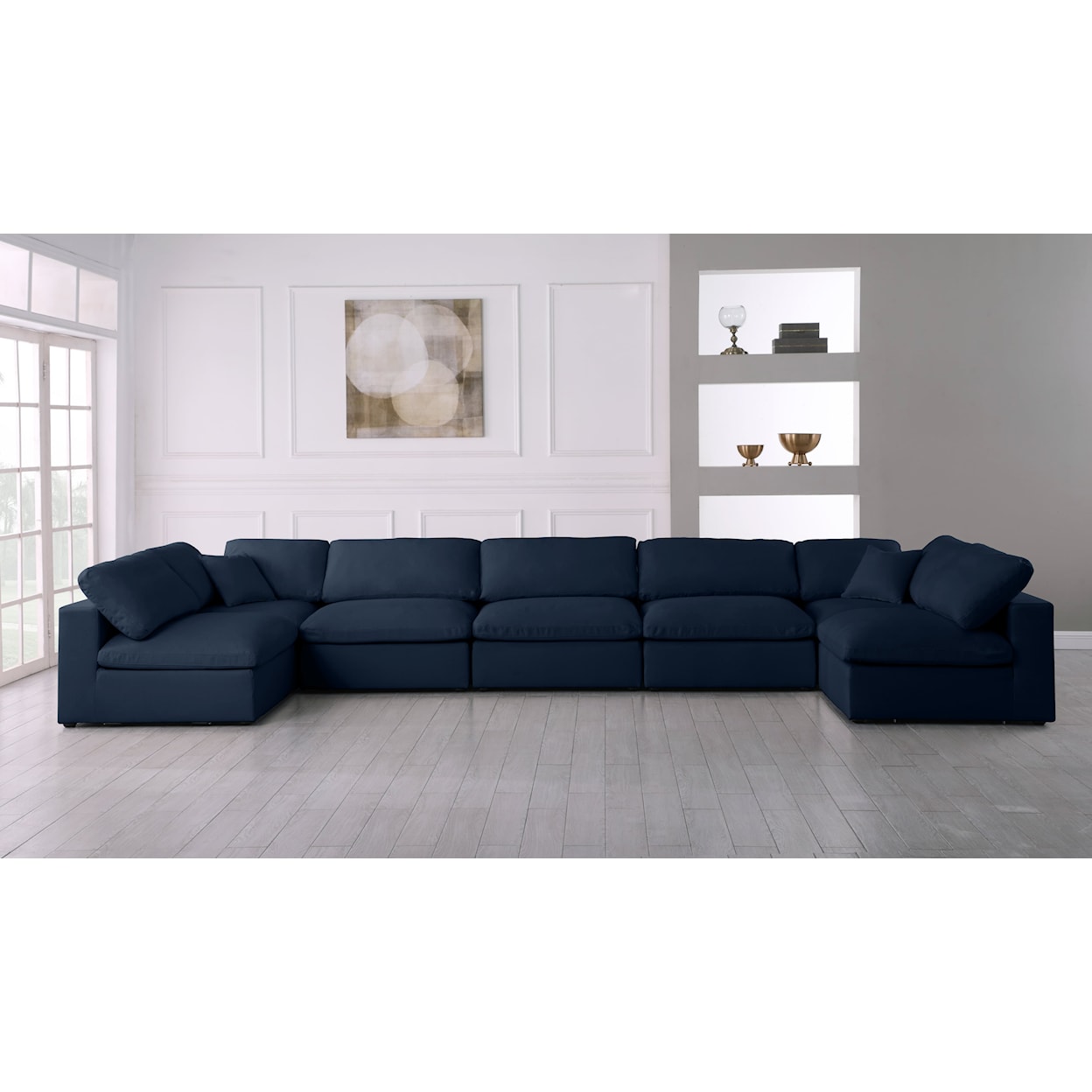 Meridian Furniture Serene Deluxe Comfort Modular Sectional