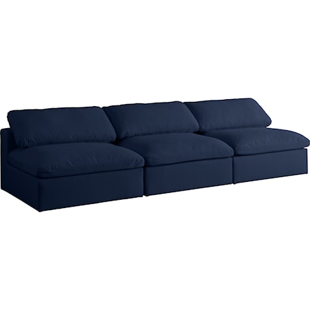 Deluxe Comfort Modular Armless Sofa