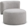 Meridian Furniture Como Upholstered Taupe Boucle Fabric Accent Chair