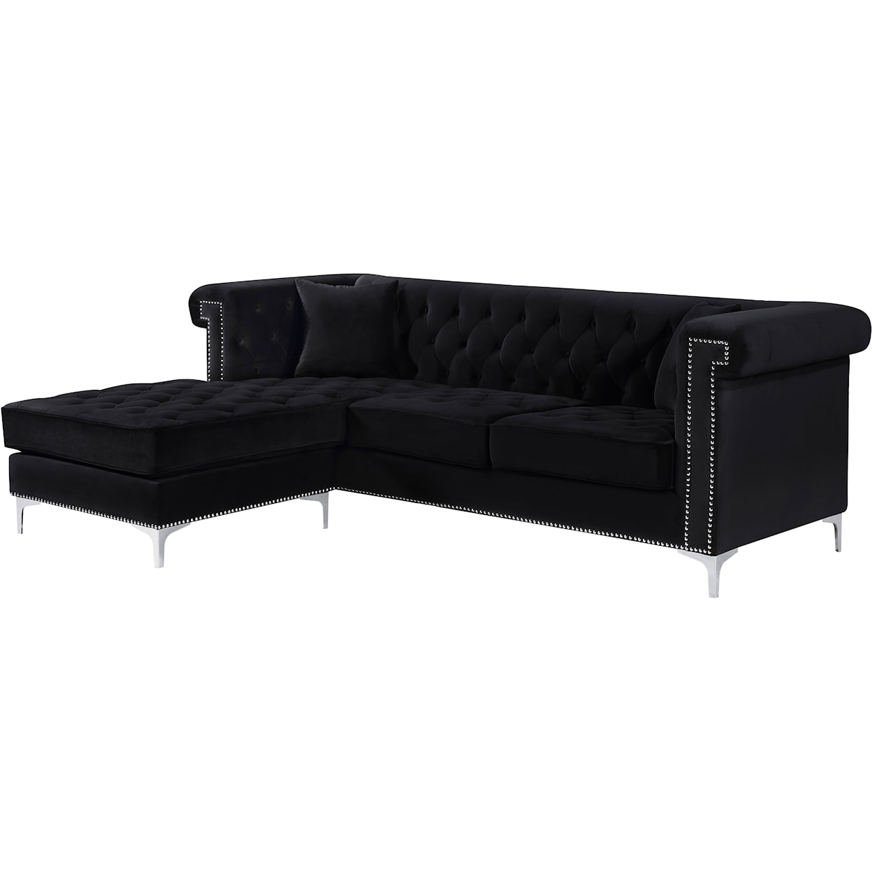 Meridian Furniture Damian 2pc. Reversible Sectional