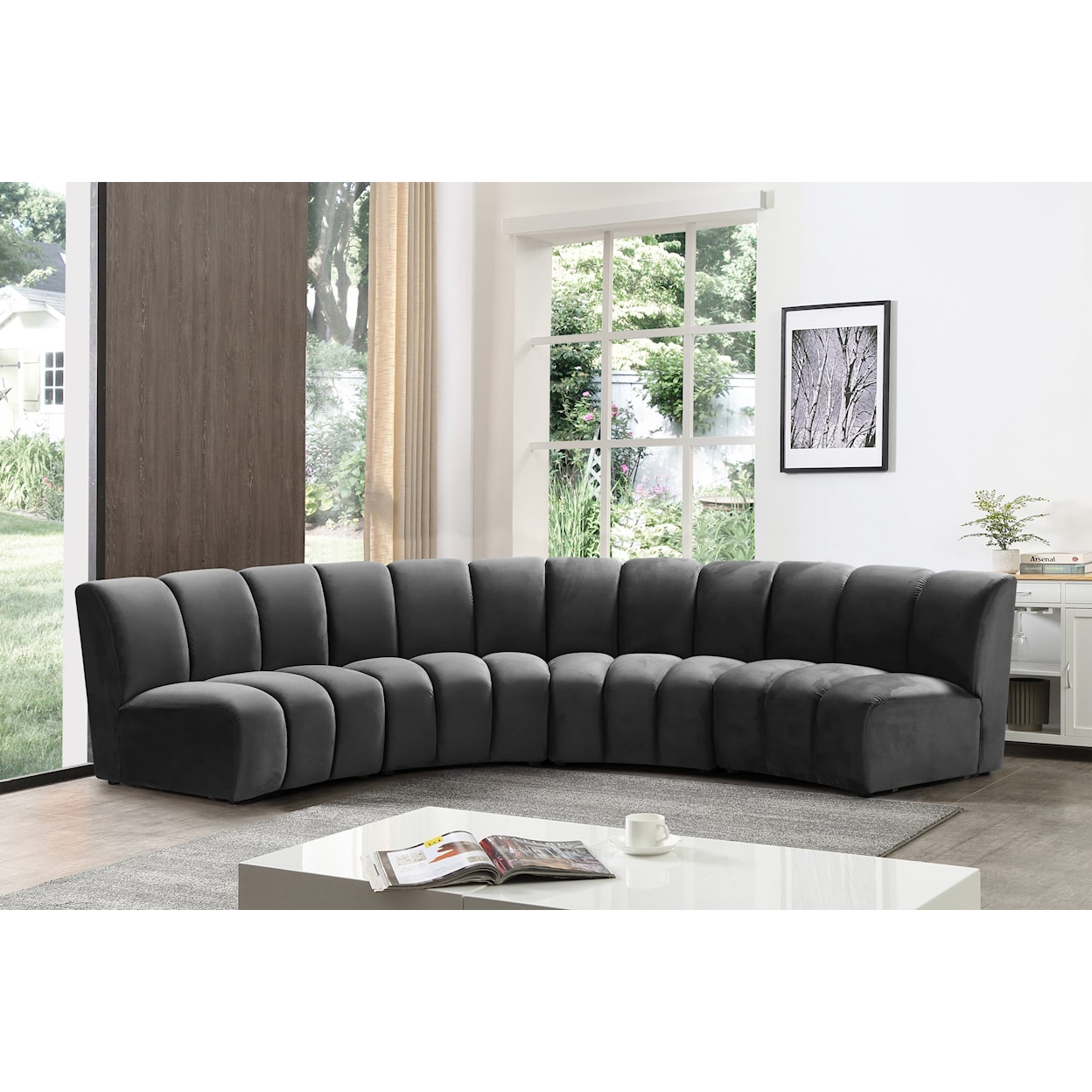 Meridian Furniture Infinity 4pc. Modular Sectional