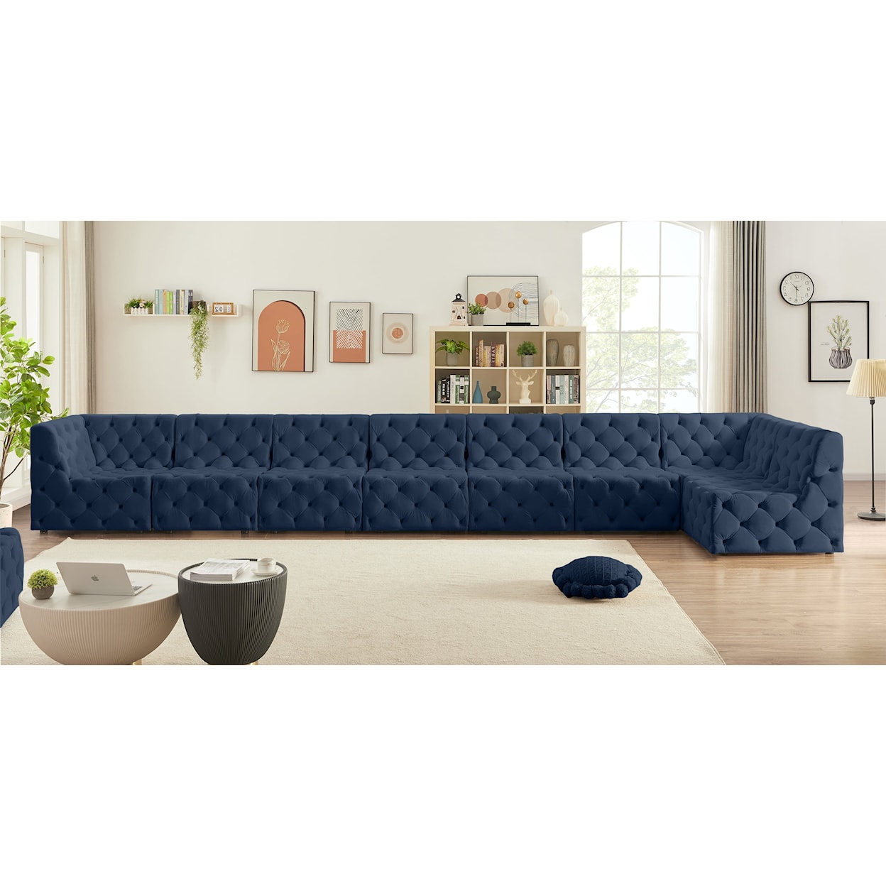 Meridian Furniture Tuft Modular Sectional