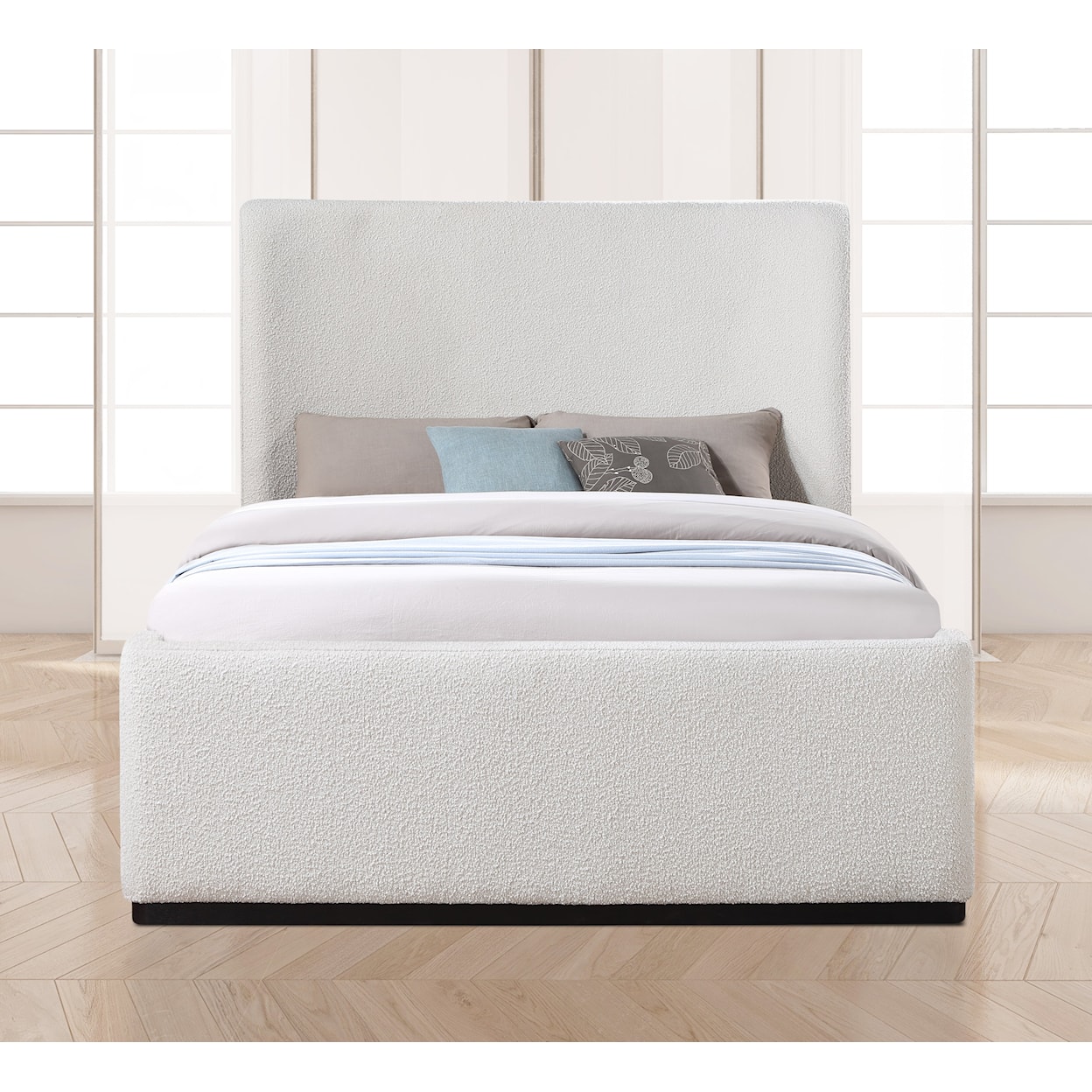Meridian Furniture Oliver King Bed (3 Boxes)