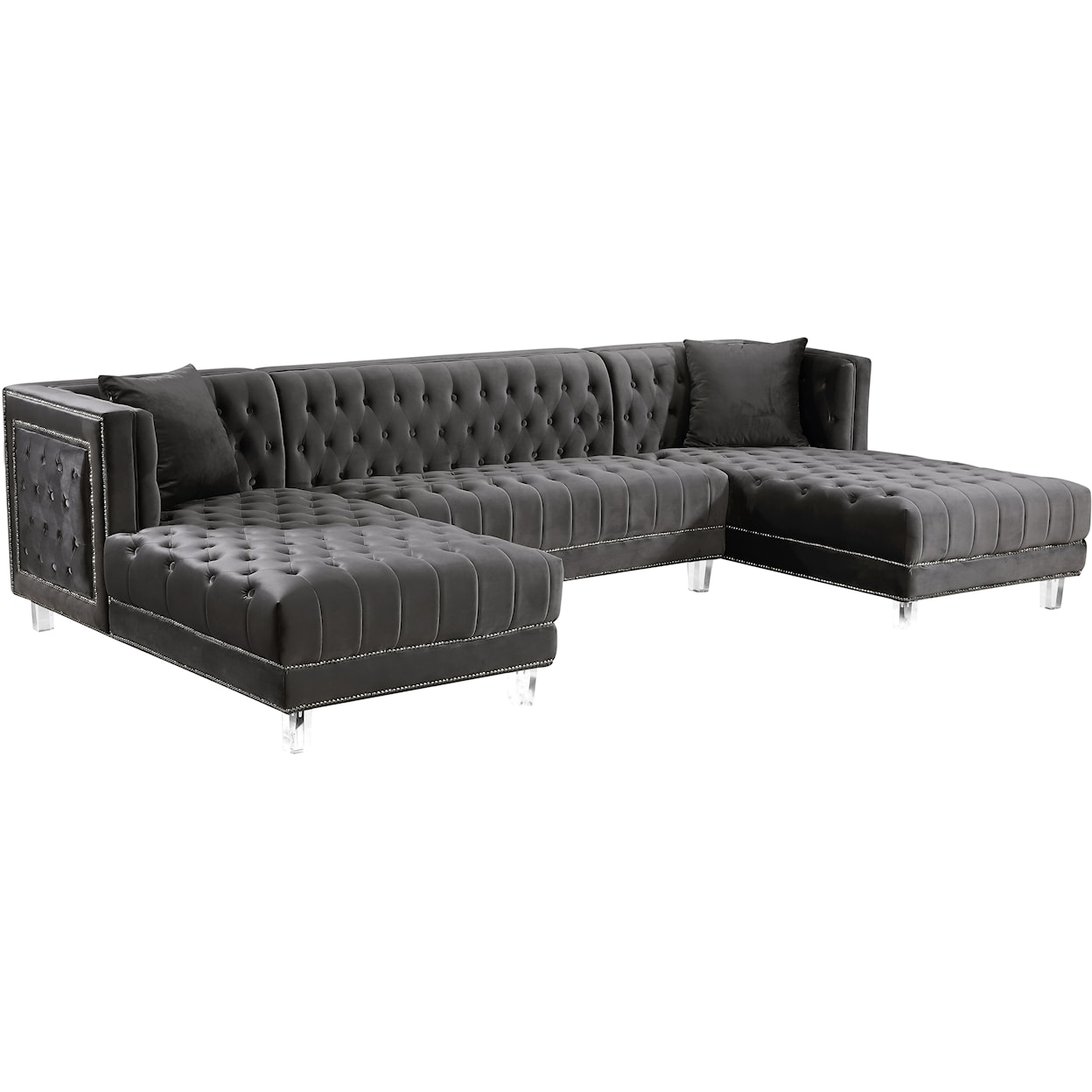 Meridian Furniture Moda 3pc. Sectional