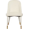 Meridian Furniture Belle Cream Velvet Dining Chair
