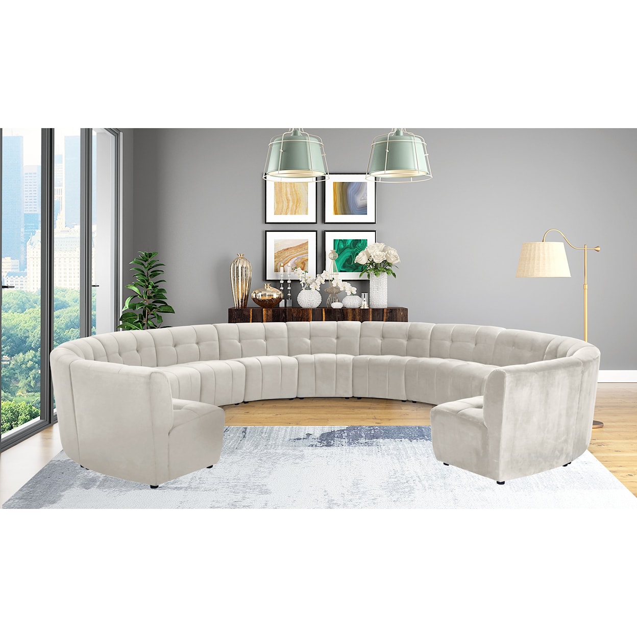 Meridian Furniture Limitless 13pc. Modular Sectional