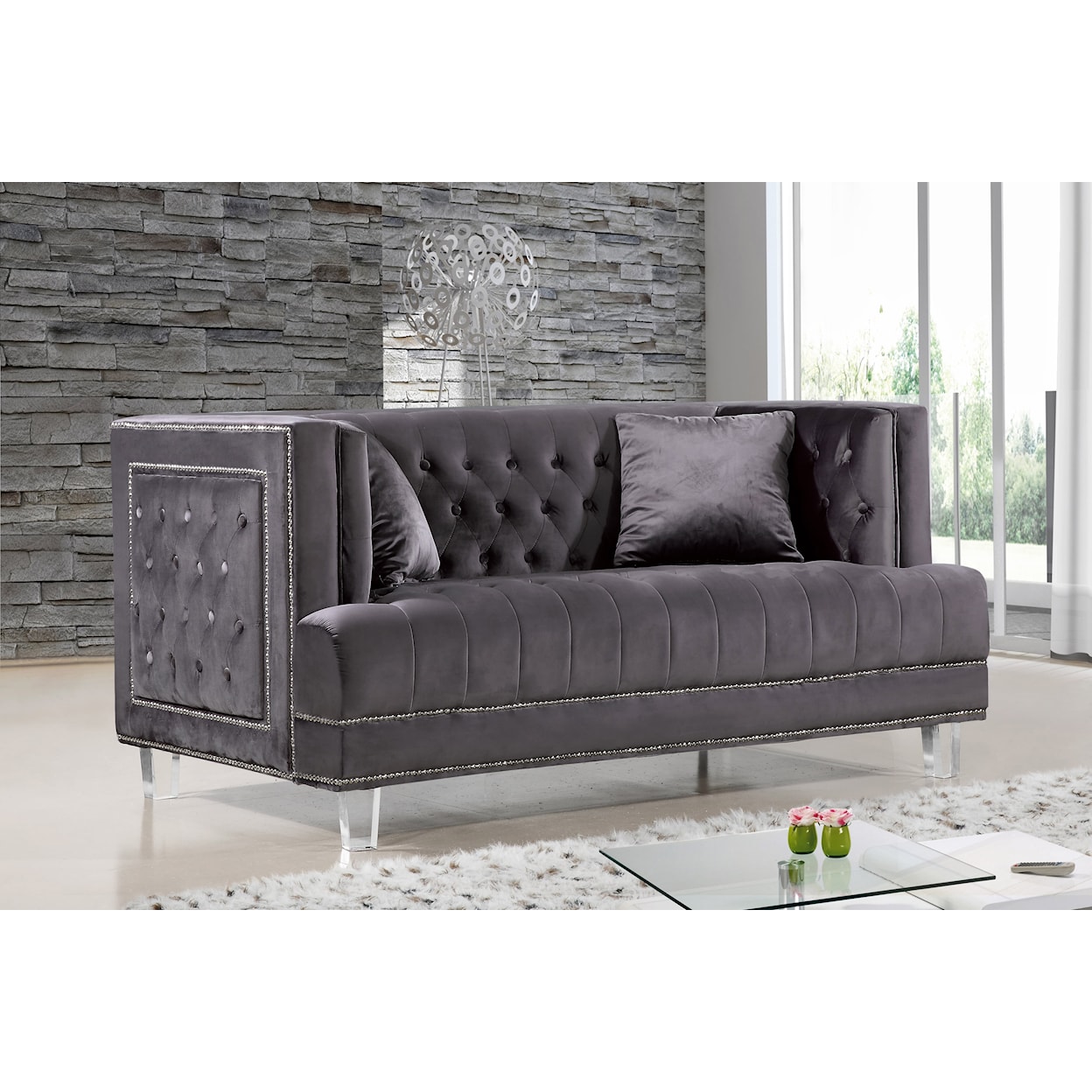 Meridian Furniture Lucas Loveseat