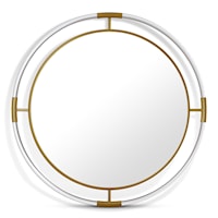 Contemporary Ghost Mirror Gold