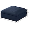 Meridian Furniture Serene Deluxe Comfort Modular Ottoman