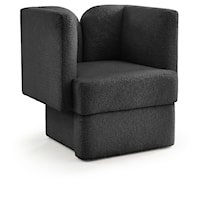 Marcel Black Boucle Fabric Chair