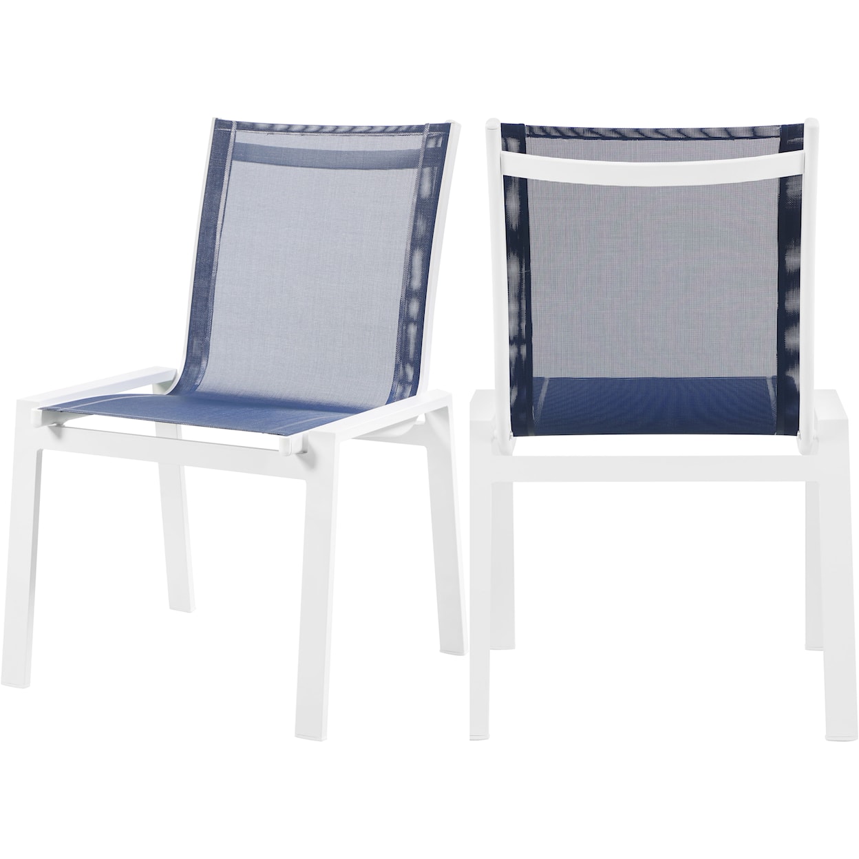 Meridian Furniture Nizuc Aluminum Mesh Dining Chair